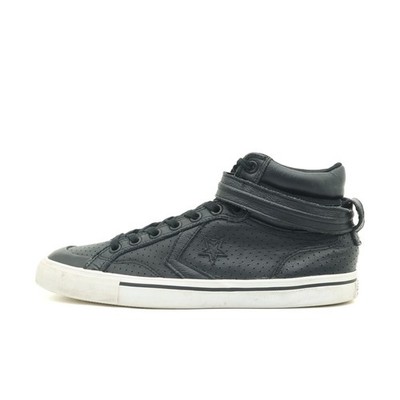 Converse Herren CONS Pro Leather Sneaker Schwarz Leder Top Perforiertes EU 42.5