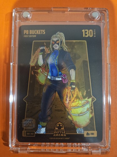 Bo Jackson Battle Arena. PB Buckets. Alpha Battle Foil. ABF-340. Fire. Rare