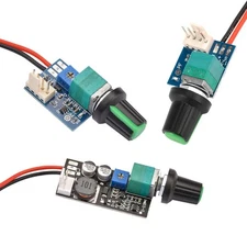 DC12V PWM Fan Governor Speed Control With Knob Switch Fan Regulation 2-3/4Wire
