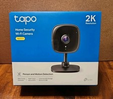 TP-Link Tapo 2K Indoor Security Camera for Baby Monitor, Dog C111 - BLACK