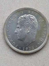 Spain 50 Pesetas 1975 Juan Carlos I UNC - Original Photo