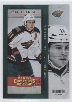 2013-14 Panini Playoff Contenders Gold 85/100 Zach Parise #22 0a7