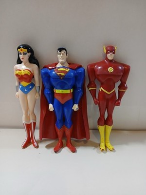 Lot of 3 Justice League Deep Sea Dive Sticks Wonder Woman Superman The Flash