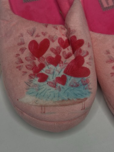 Zapatillas rosas para niñas talla 12/13 duras acogedoras lavables - Imagen 4 de 7