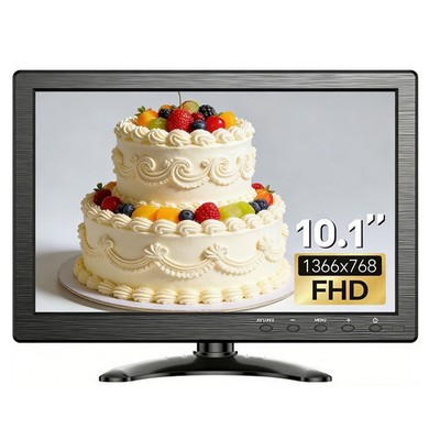 Eyoyo 10.1'' 1366x768 Screen Security Monitor Remote Control HDMI VGA AV BNC USB