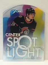 2025-26 Upper Deck Flair Hockey Tim Stutzle Center Spotlights SP #CS-2