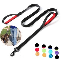 Heavy Duty Double Handle Nylon Dog Leash 1.2  1.8m   Training  Control Lead