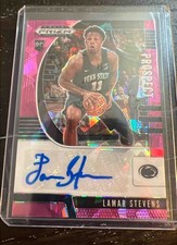 2020 Prizm Draft Picks Collegiate Lamar Stevens #PA-LS Prospect Auto Pink Ice RC