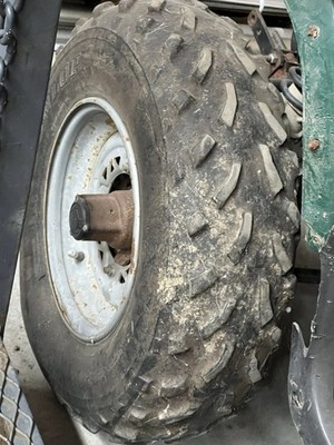 1999 Polaris Magnum 500 Gray Silver Front Wheels Rims Tires Set sportsman 335