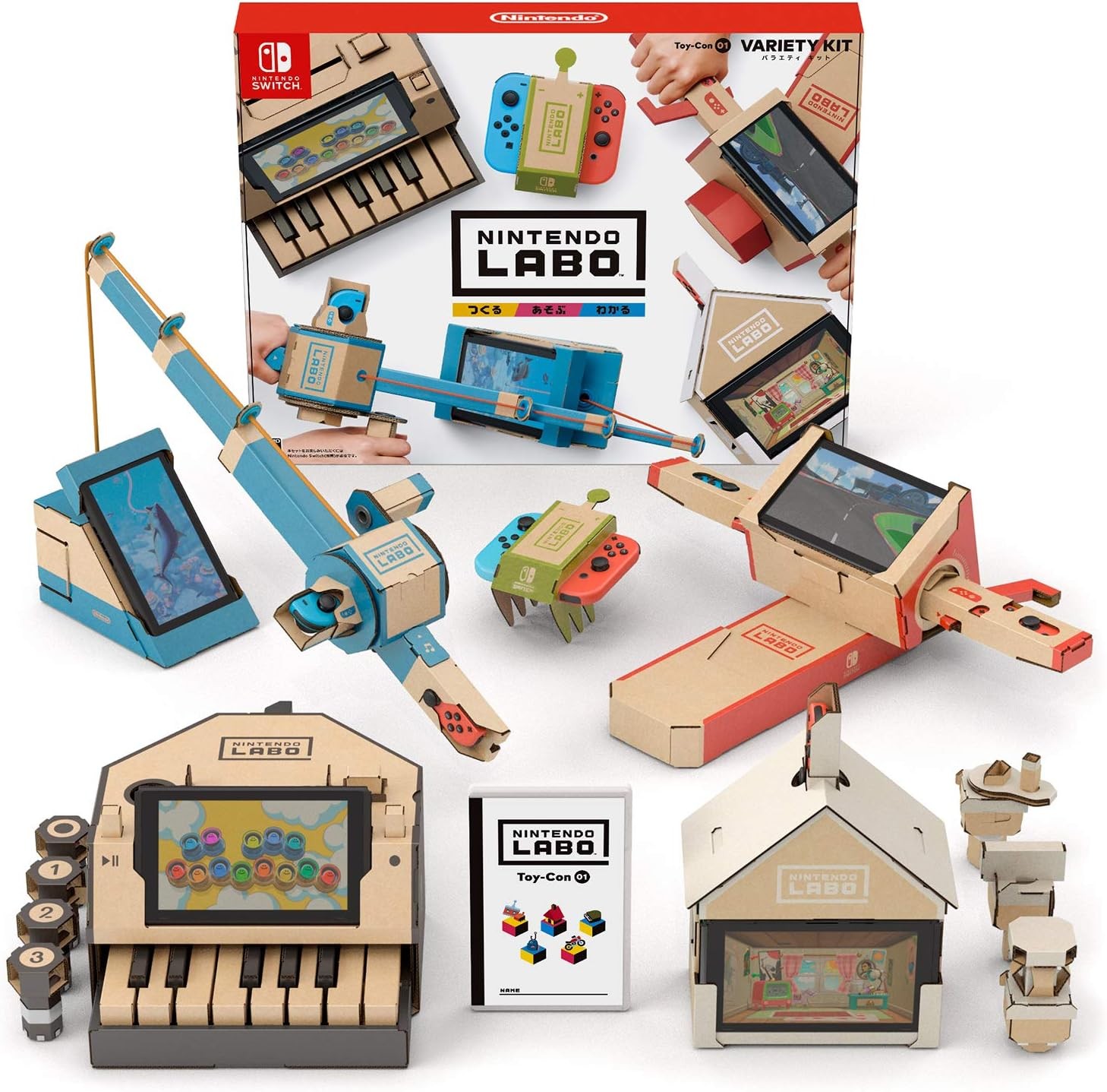 Nintendo Labo Toy-Con 01: Variety Kit - Switch book form JP