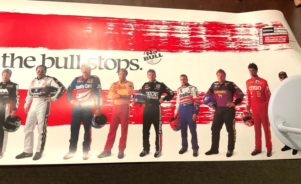 Vintage 1997 Charlotte Motor Speedway Offical Poster- All Drivers - Image 3 of 4