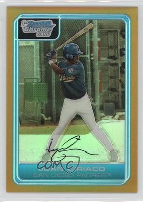 2006 Bowman Chrome Prospects Gold Refractor 50/50 Juan Ciriaco #BC171 2r5