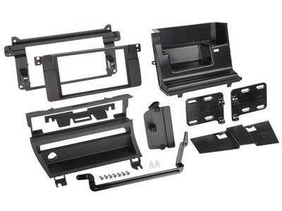 Radio faceplate double DIN car radio for BMW 3 Series E46 99-06 1 switch including ventilation