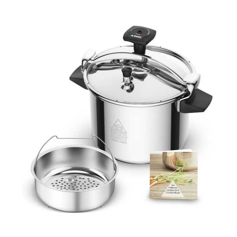 Autocuiseur inox SEB 9 L haut de gamme induction éco-conçu
