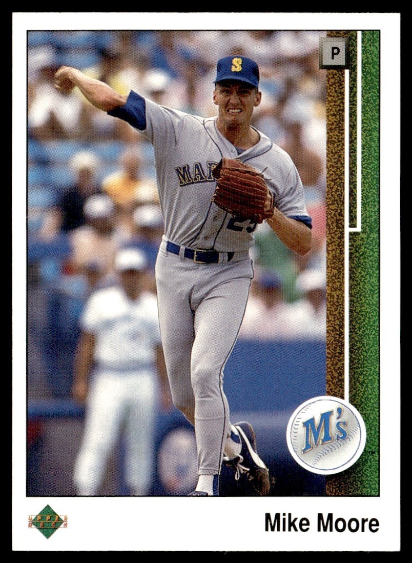 1989 Upper Deck Mike Moore Seattle Mariners #123