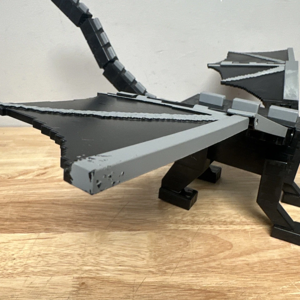 "Figura de acción Minecraft Ender Dragon luces sonido probado 2020 Mattel Toy 22""" Foto 3 de 4