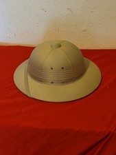 Vintage Military Safari Pith Sun Rigid Helmet Hat DSA-100-4036  8415-161-4773