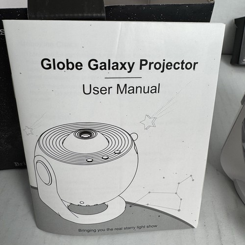 Globe Galaxy Projector Lamp Star Sky Lamp Bedroom Full Sky Star 360° Rotate Gift - Picture 7 of 9