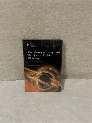 The Great Courses Theory of Everything 4 DVDs & Guidebook NEW SEALED FREE SHIP