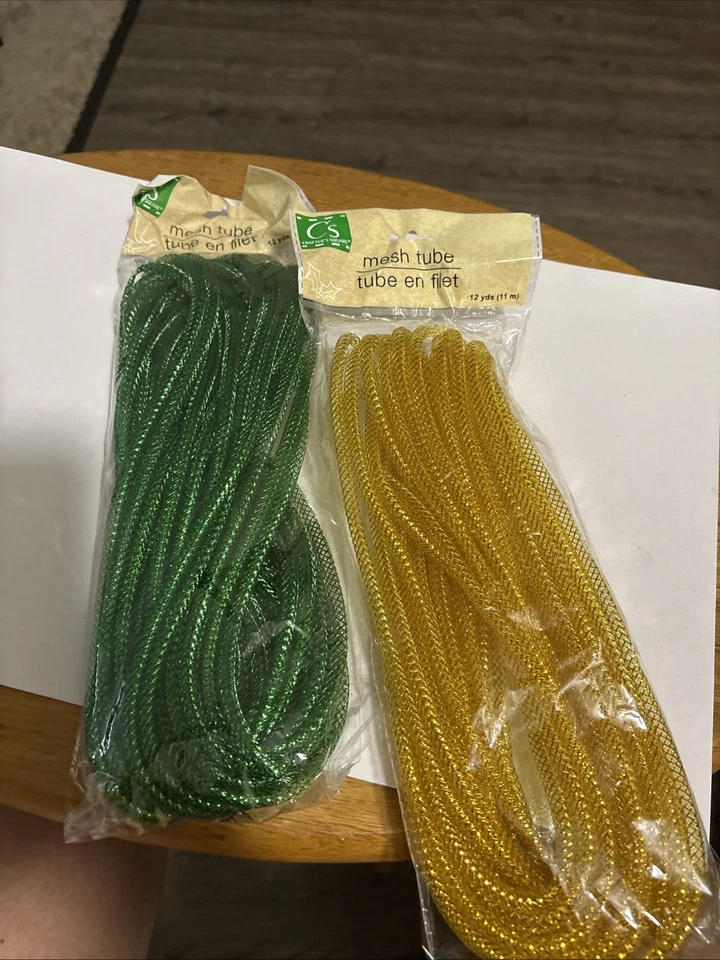 Crafter's Square Deco Green Mesh Flex Tubing 12 yds - Image 2 of 2