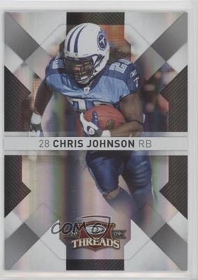 2009 Donruss Threads Century Proof Silver 73/250 Chris Johnson #95 0w8