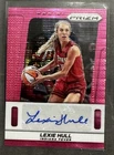2025 Panini Prizm WNBA Lexie Hull Pink /35 Auto Indiana Fever