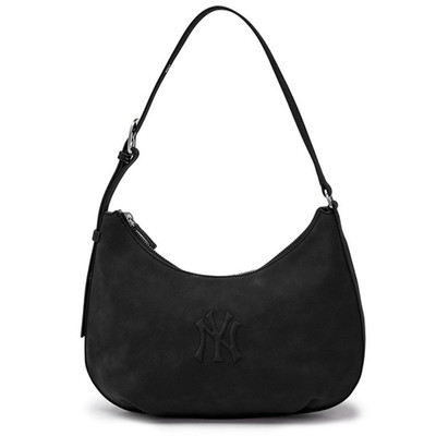 MLB Korea 2025 Basic Palette Hobo Bag, Black 3ABQSD16N