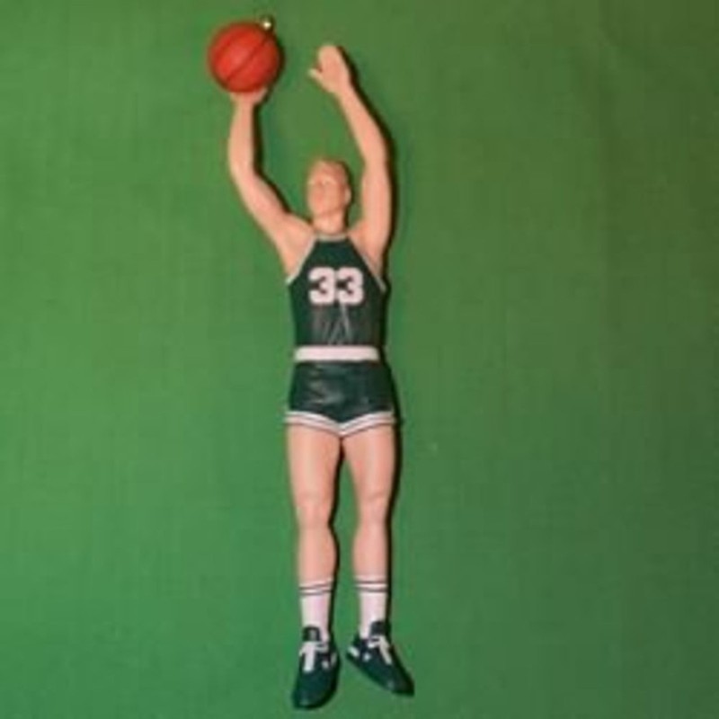 'Larry Bird' 'Hoop Stars' Series NEW Hallmark 1996 Ornament