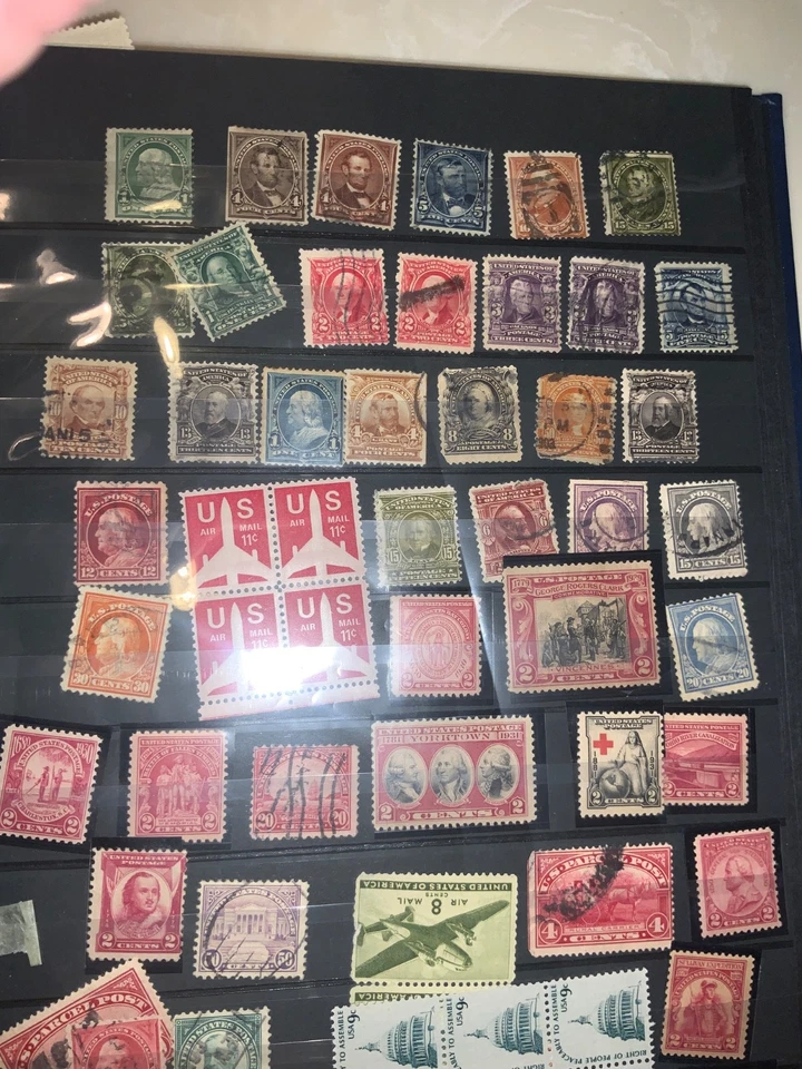american stamp collection mnh mh and cancelled 1800 - Image 3 of 4