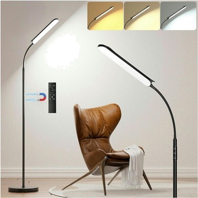 Stehlampe LED Dimmbar Fernbedienung Touch Lichtfarbe Schlafzimmer Büro