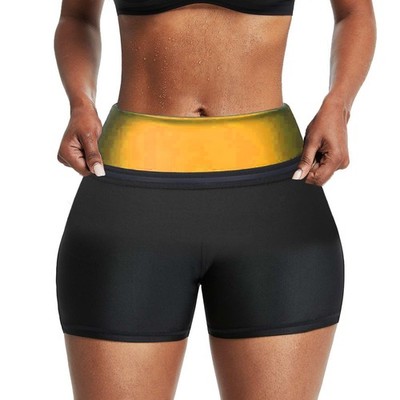 Sauna Sweat Shorts for Workout, Gym Compression, Tummy Control, Body Shaper