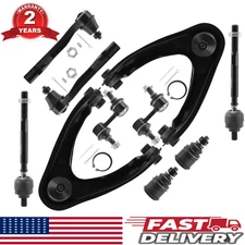 12pc Front Upper Control Arms Sway Bars Tie Rods for 1997 - 2001 Honda CR-V CRV