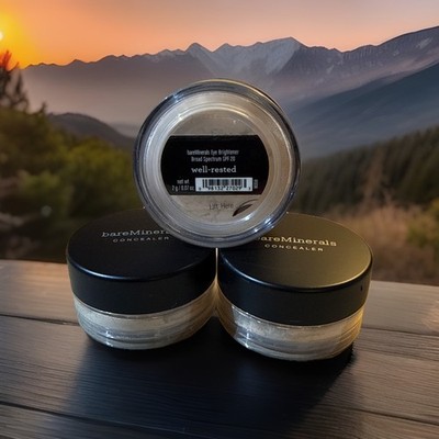 Lot of 3 bareMinerals Well-Rested Under Eye Brightener SPF 20 Full Size 2g