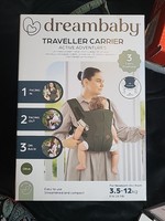 Dreambaby Traveller Carrier 3in1 Front In, Front Out + Back Lightweight 3.5-12kg
