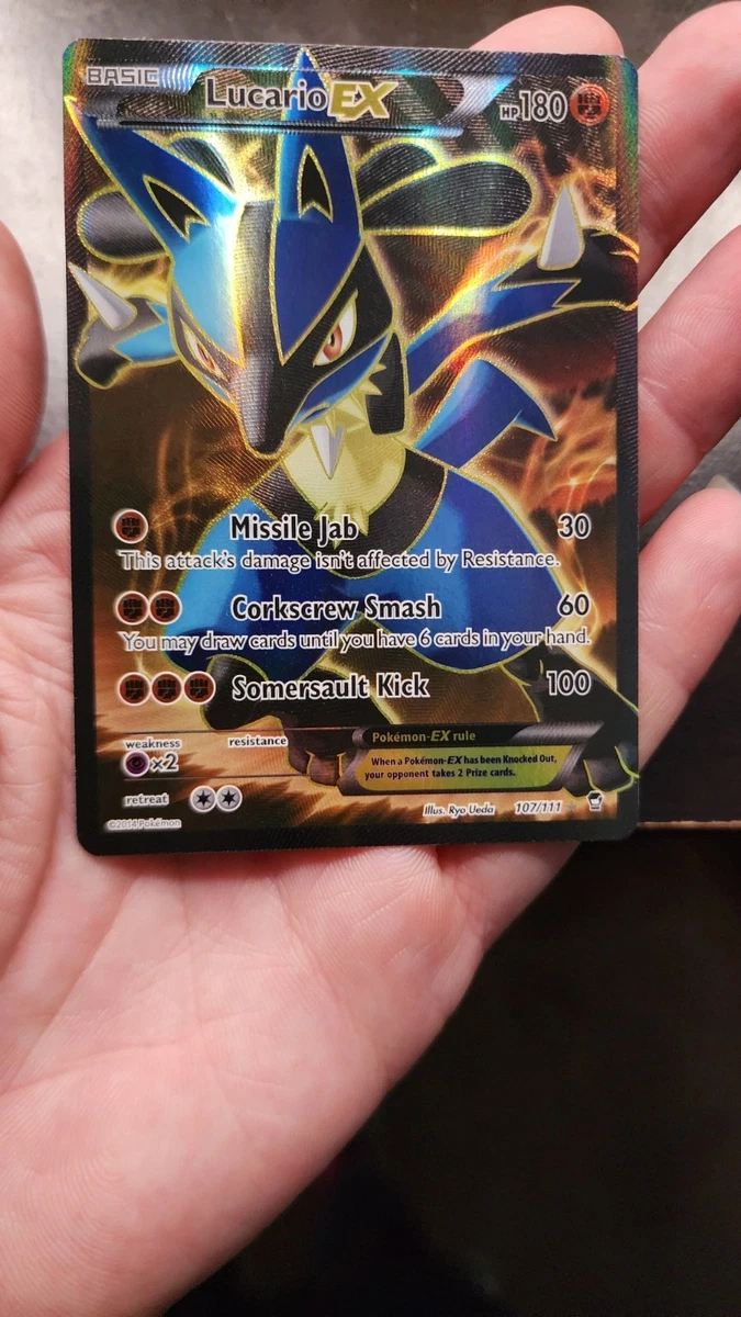 Lucario Pokémon TCG Furious Fists Ultra Rare Individual