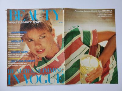 1980 UK Beauty In VOGUE magazine Debbie Dickinson Lisa Ryall Nancy 1980 UK Beauty In VOGUE magazine Debbie Dickinson Lisa Ryall Nancy