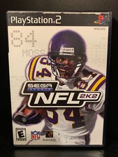 Sega Sports NFL 2K2 (Sony PlayStation 2, PS2) Tested W/Pic, CIB, Authentic