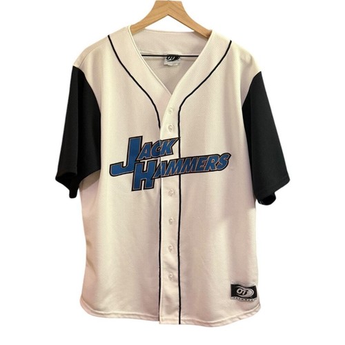 Men's Baseball MiLB Joliet Jack Hammers White Home Jersey Size XL eBay