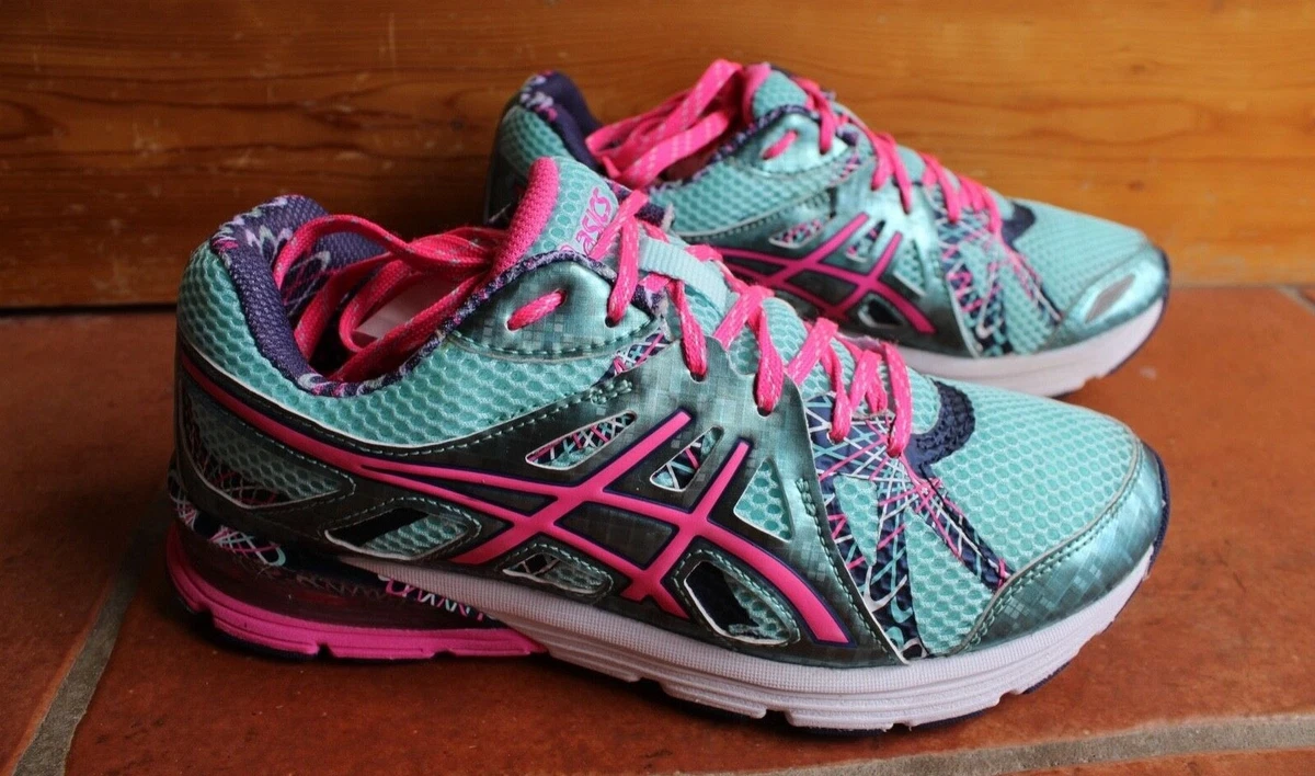 Asics T480N Gel Preleus Aqua Green Pink Running Shoes Women s 7.5M eBay
