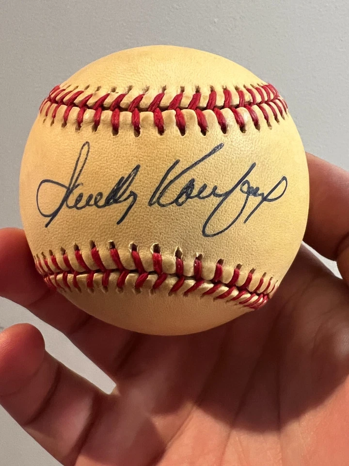 HOF Sandy Koufax Autographed Signed NLBaseball JSA  LOA with holder - Image 2 of 4