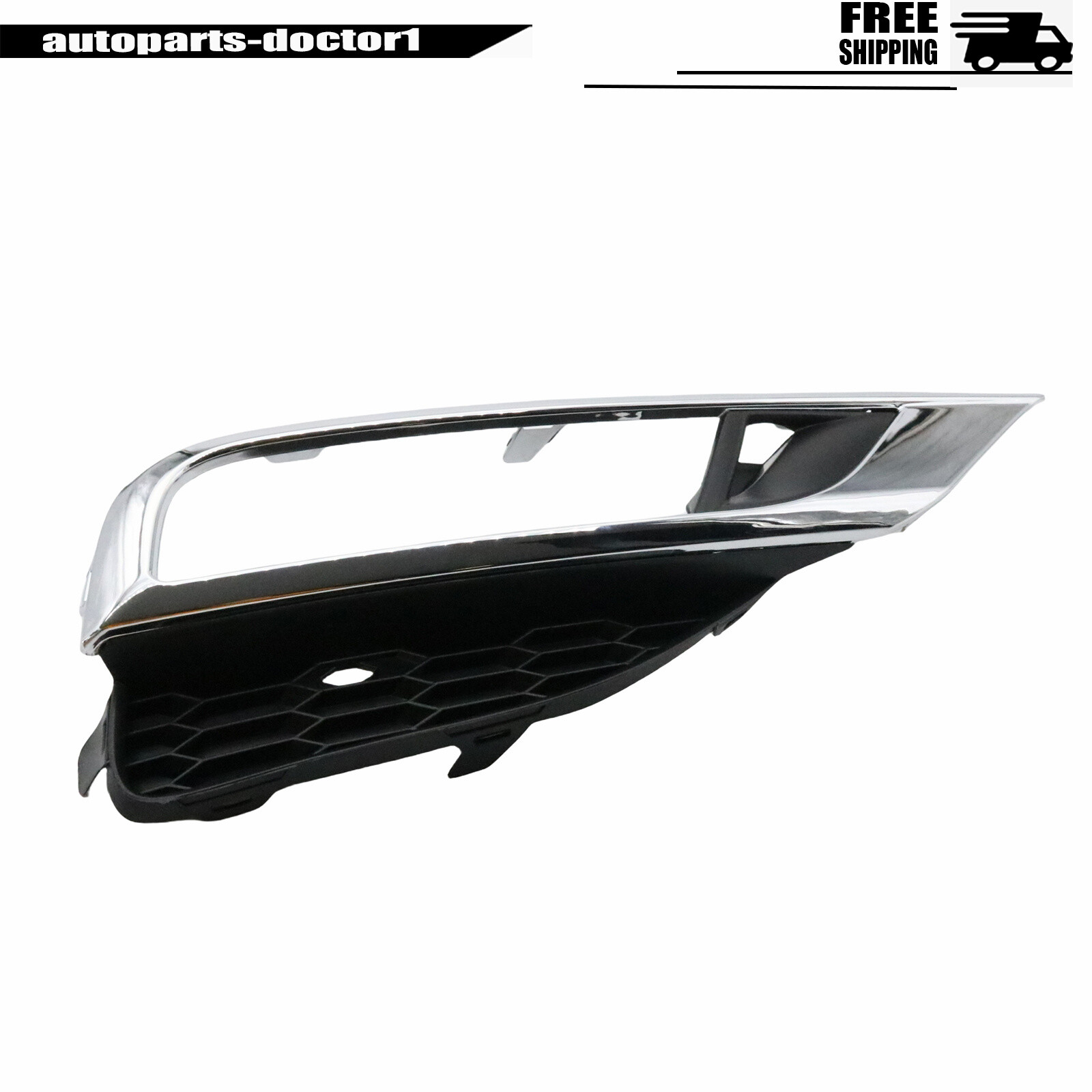 Passenger RH Front Bumper Fog Light Bezel Cover For 2015-2016 Honda CR-V 2.4L L4