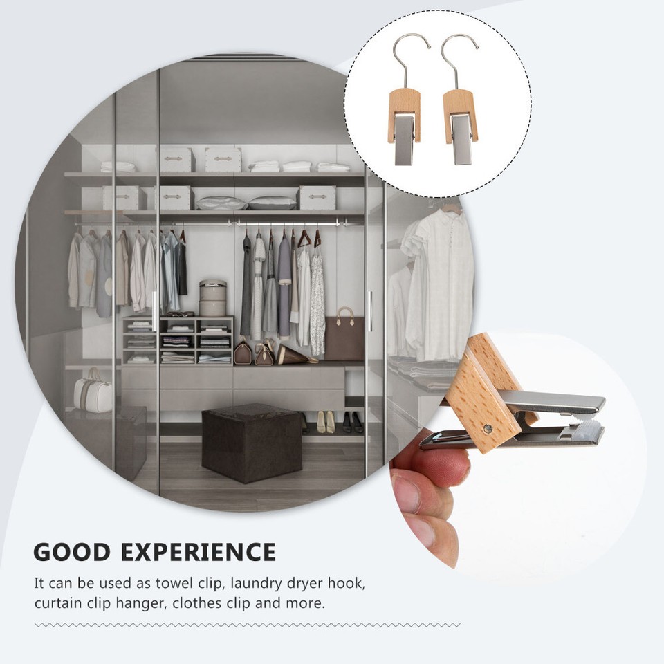 2pcs Hat Hooks Towels Hanger Boot Clamp Laundry Single Hooks Drying