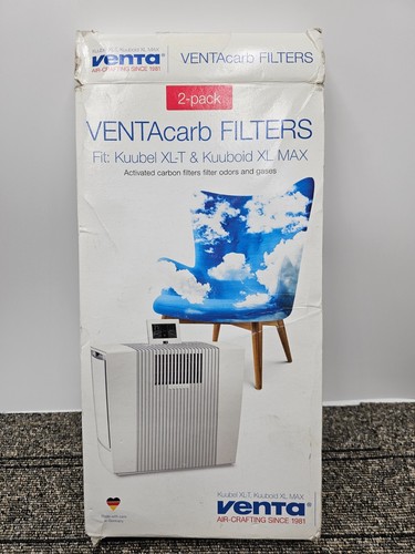 (QTY 2) Venta Air Purifier Filter Ventacarb 2122235 Fits Kuubel XL-T Kuuboid XL - Picture 3 of 5