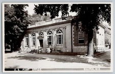 Waupun Wisconsin WI U.S. Post Office Real Photo Postcard RPPC 1940s