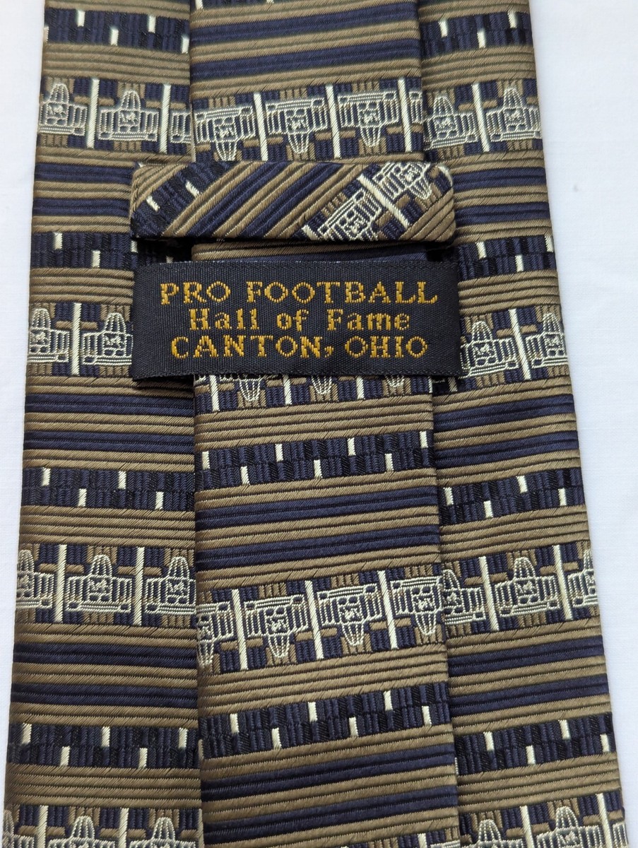 Pro Football Hall of Fame Logo NFL 100% Silk Neck Tie View 4