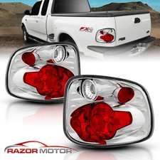 1997-2000 For Ford F-150 Flareside Altezza Style Chrome Rear Brake Tail Lights 1997-2000 For Ford F-150 Flareside Altezza Style Chrome Rear Brake Tail Lights