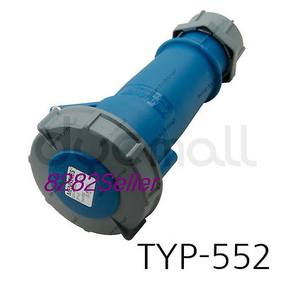MENNEKES TYP 552 Part no.552 [IP67 230V 32A 2P+E] screw terminals single body