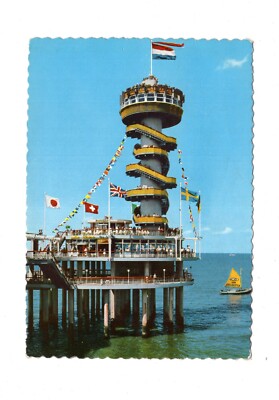 Postcard Scheveningen / Uitkijktor / Pier / Netherlands