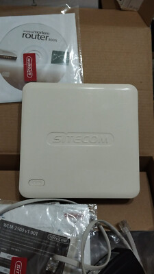 SITECOM 300N WIRELESS MODEM ROUTER - USED IN BOX AND INSTRUCTIONS