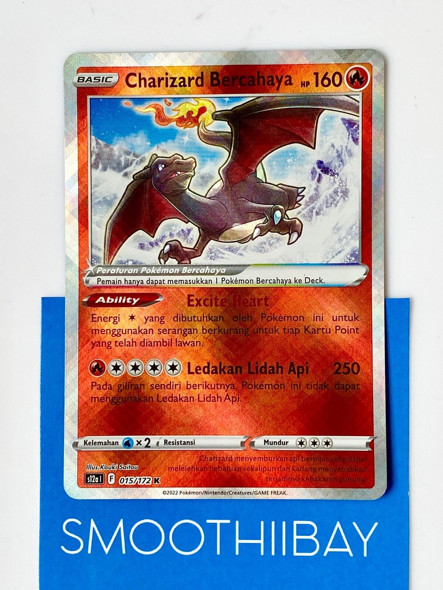 Radiant Charizard Shiny VStar Universe S12a 015/172 Indonesia